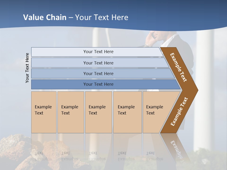 Telephone Propeller Outdoors PowerPoint Template