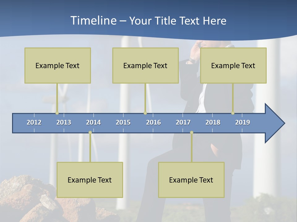 Telephone Propeller Outdoors PowerPoint Template