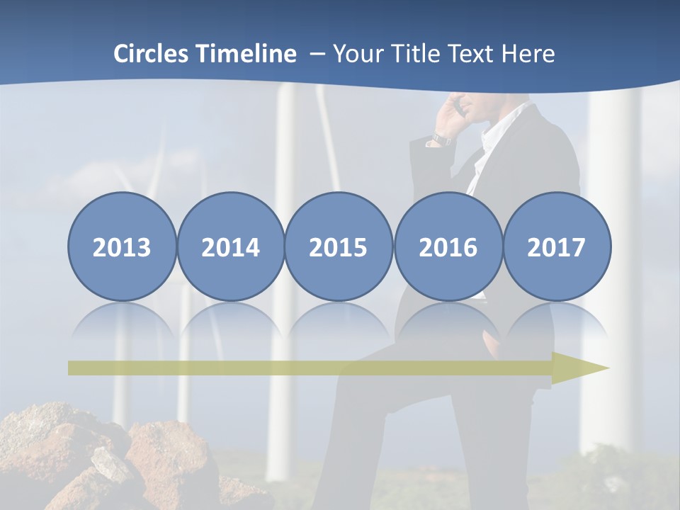 Telephone Propeller Outdoors PowerPoint Template