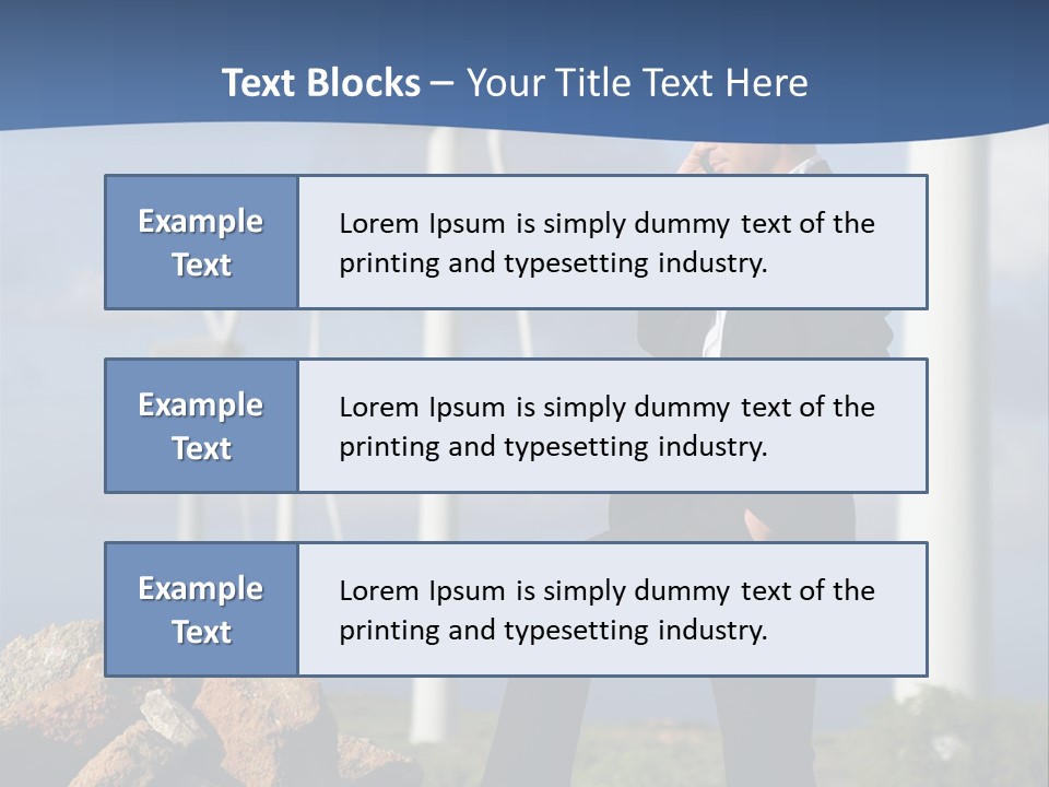 Telephone Propeller Outdoors PowerPoint Template