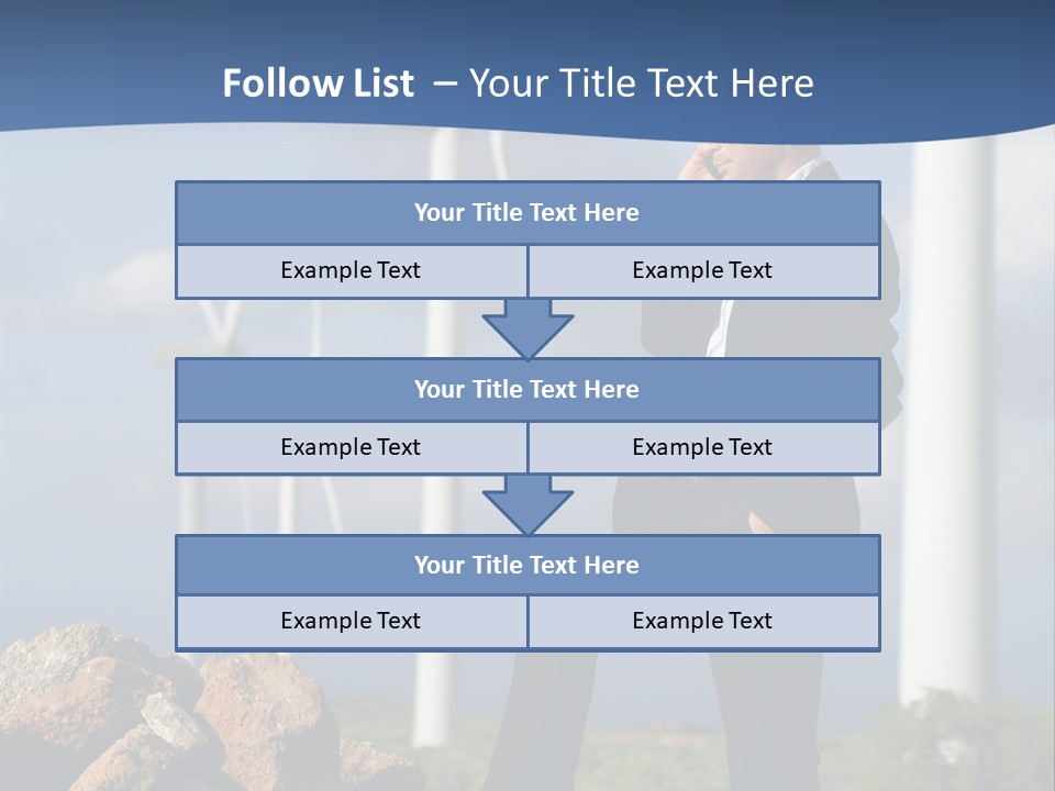 Telephone Propeller Outdoors PowerPoint Template