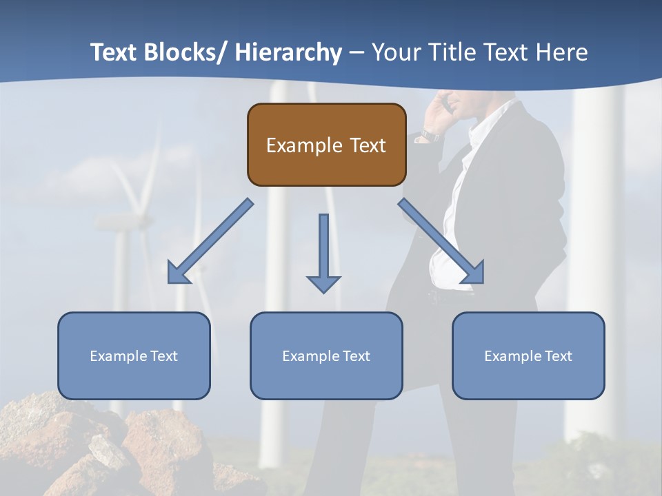 Telephone Propeller Outdoors PowerPoint Template