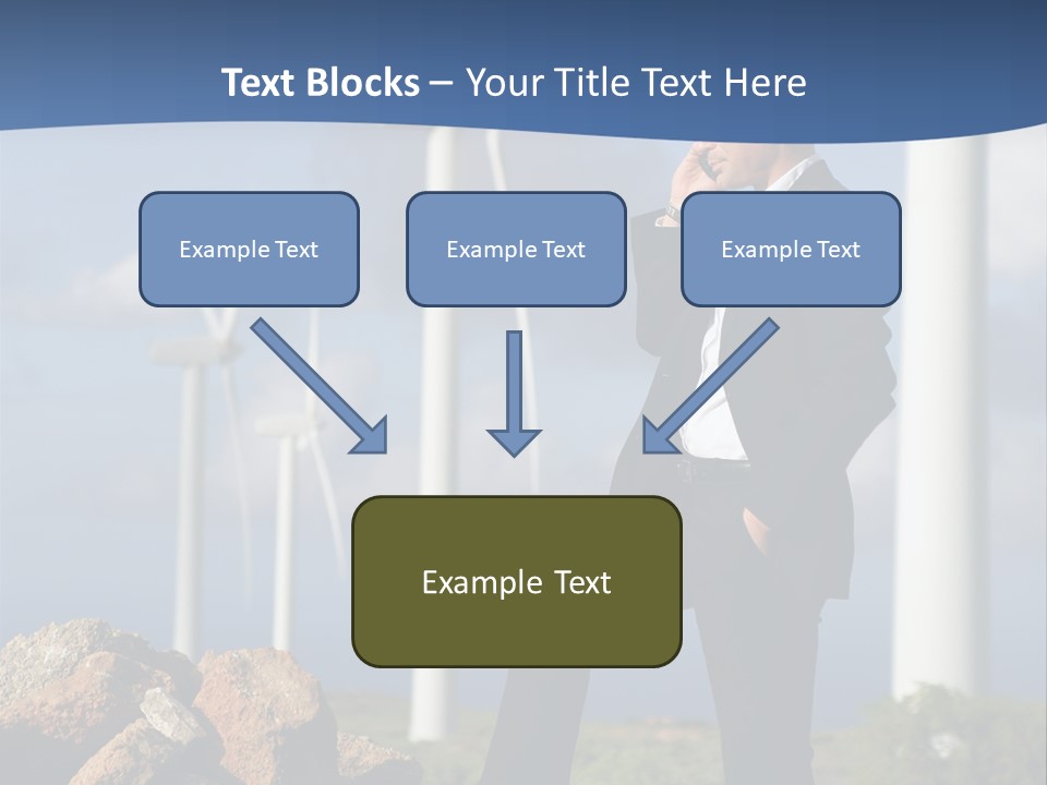 Telephone Propeller Outdoors PowerPoint Template
