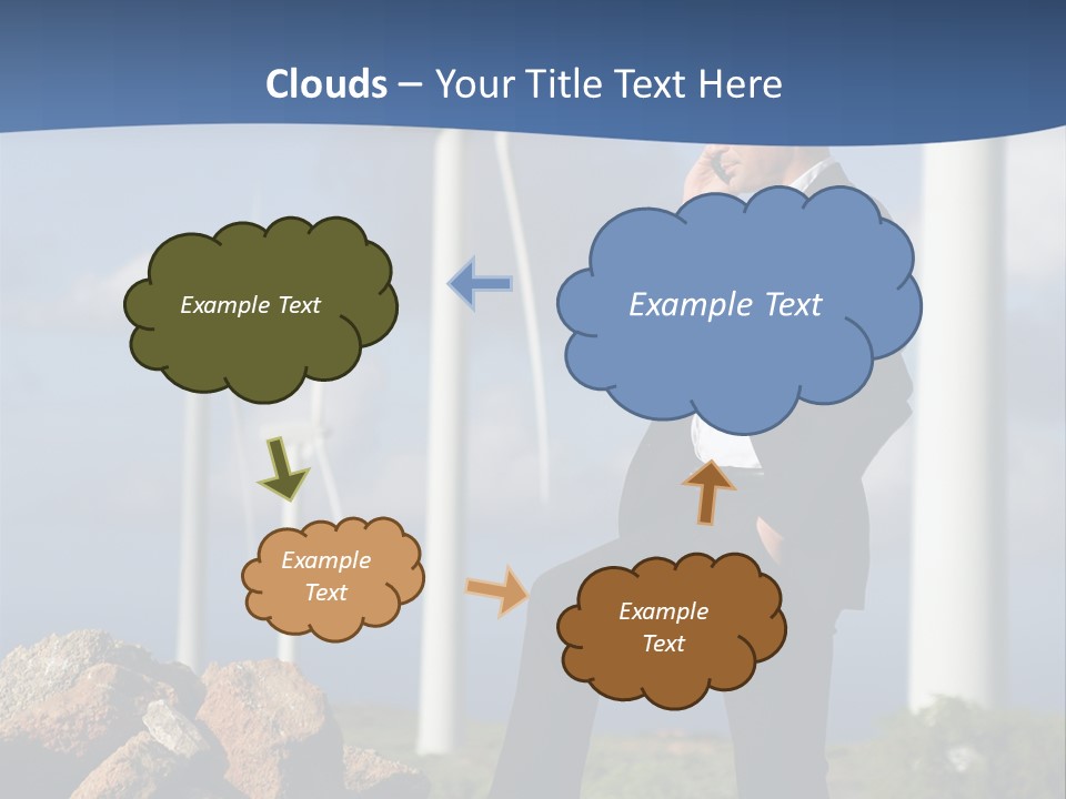 Telephone Propeller Outdoors PowerPoint Template