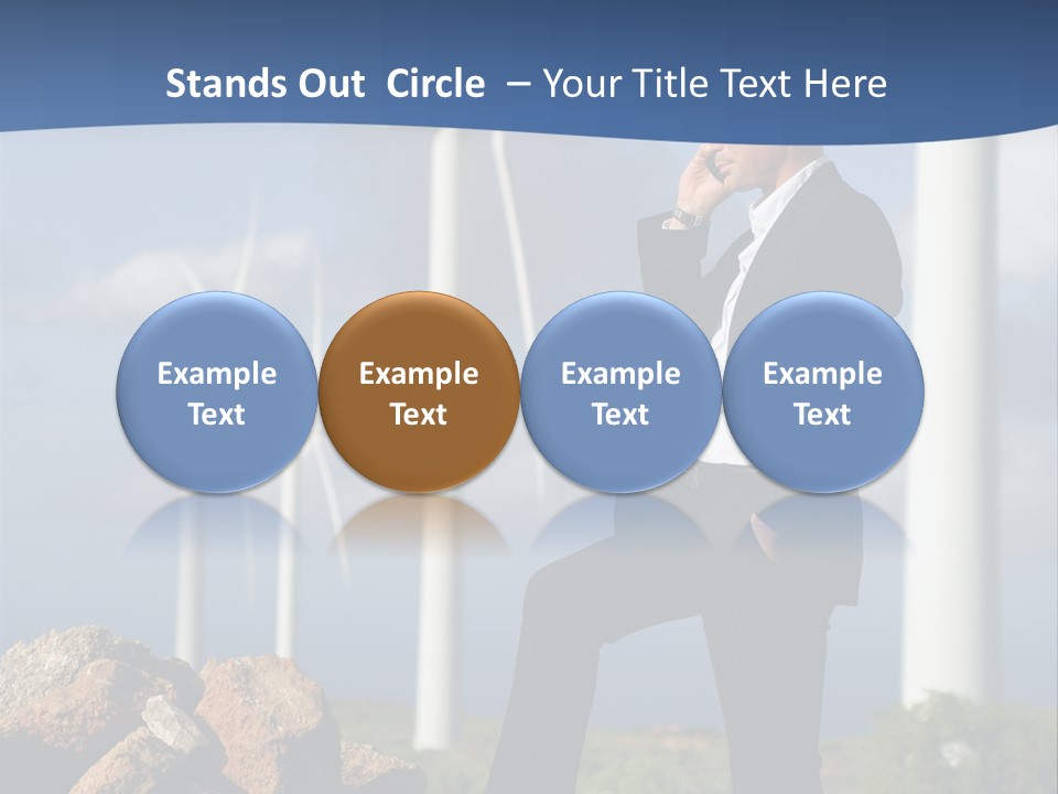 Telephone Propeller Outdoors PowerPoint Template