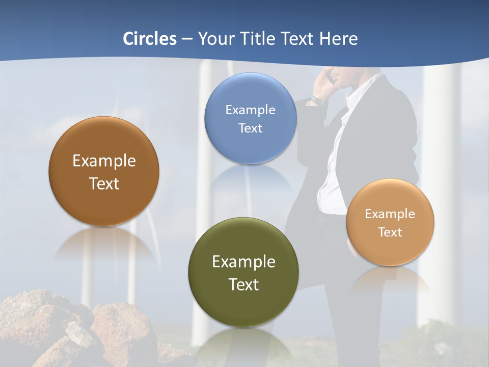 Telephone Propeller Outdoors PowerPoint Template