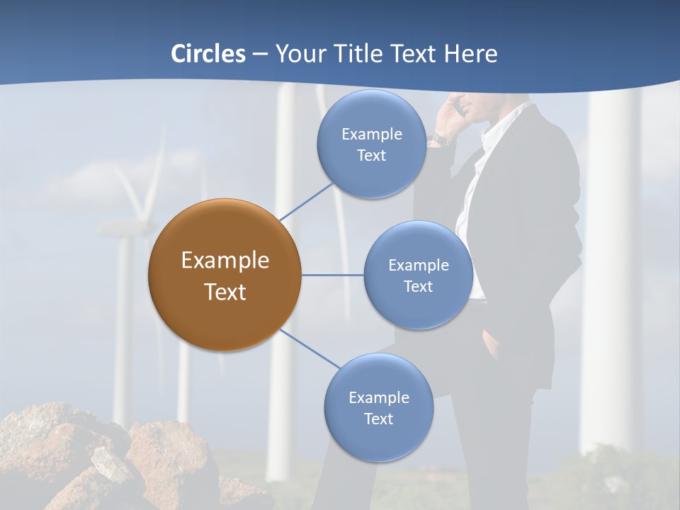 Telephone Propeller Outdoors PowerPoint Template