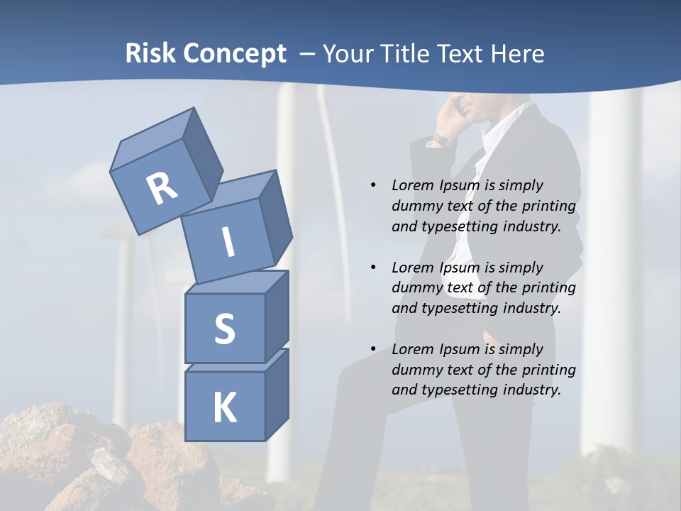 Telephone Propeller Outdoors PowerPoint Template