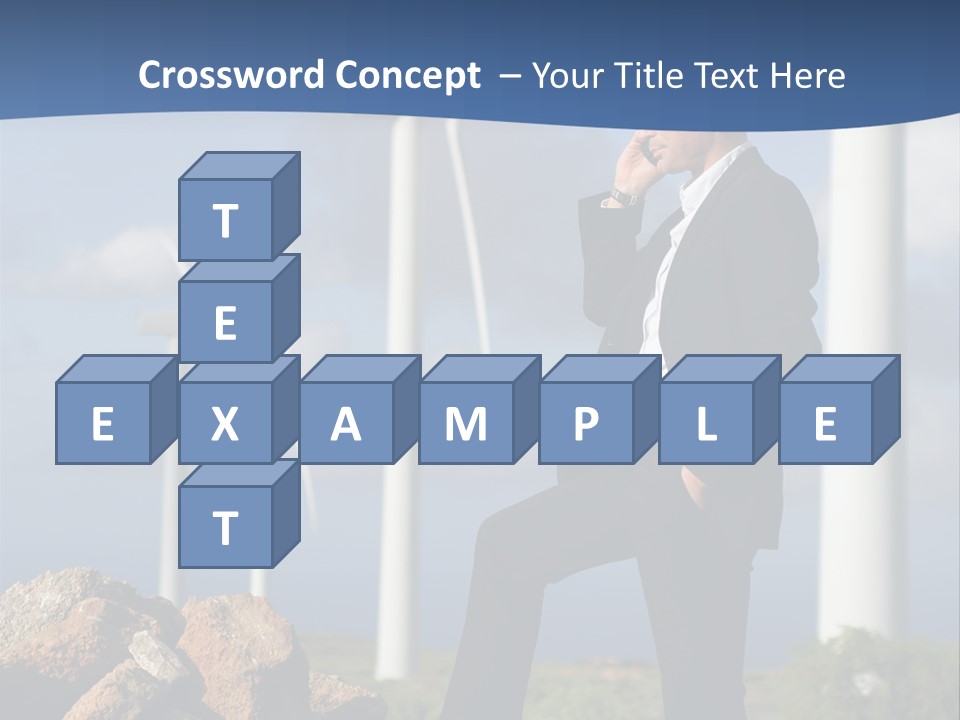 Telephone Propeller Outdoors PowerPoint Template