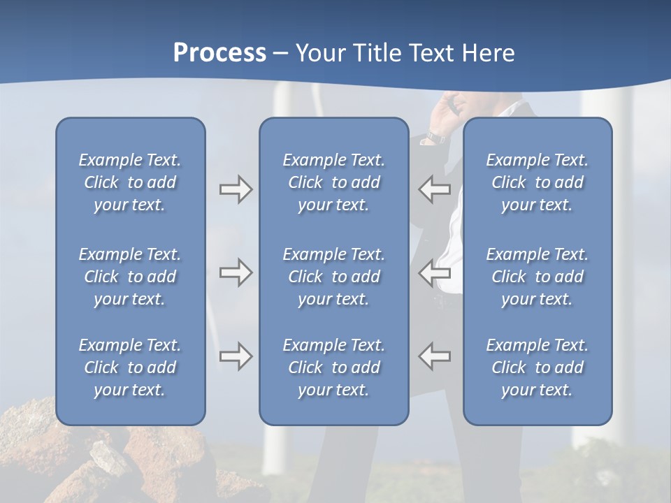 Telephone Propeller Outdoors PowerPoint Template