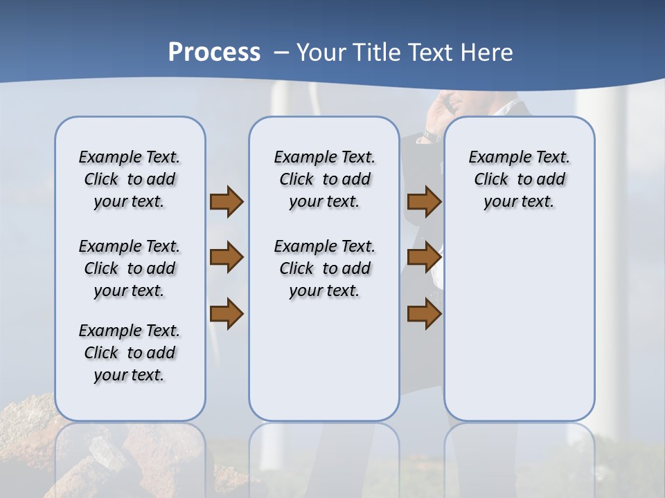 Telephone Propeller Outdoors PowerPoint Template