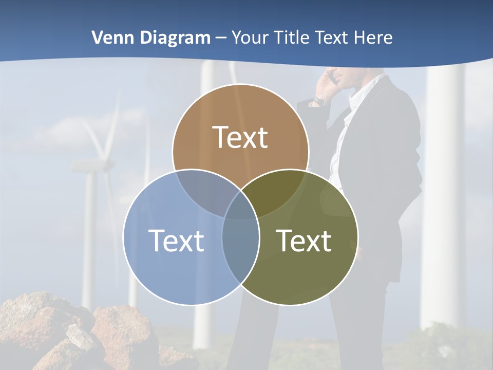 Telephone Propeller Outdoors PowerPoint Template