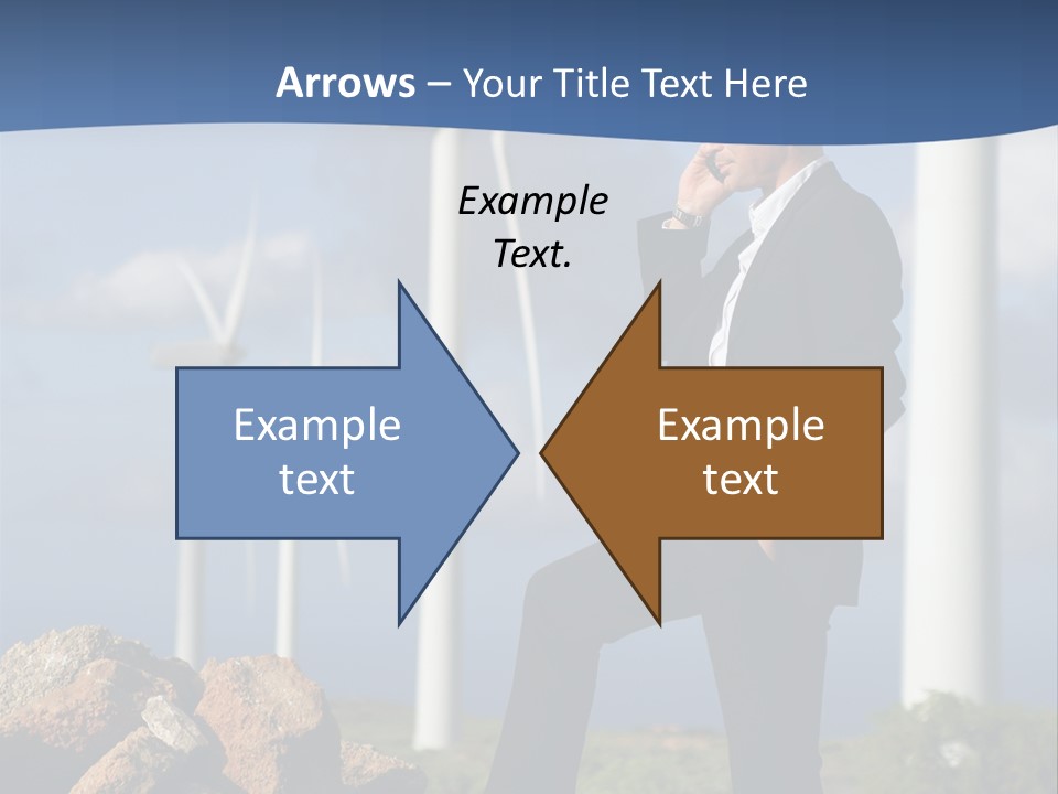 Telephone Propeller Outdoors PowerPoint Template