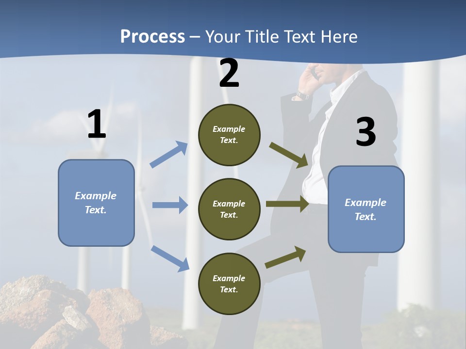 Telephone Propeller Outdoors PowerPoint Template