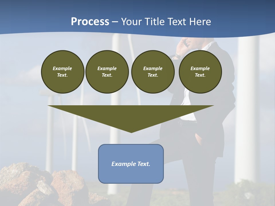 Telephone Propeller Outdoors PowerPoint Template