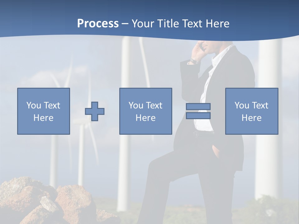 Telephone Propeller Outdoors PowerPoint Template