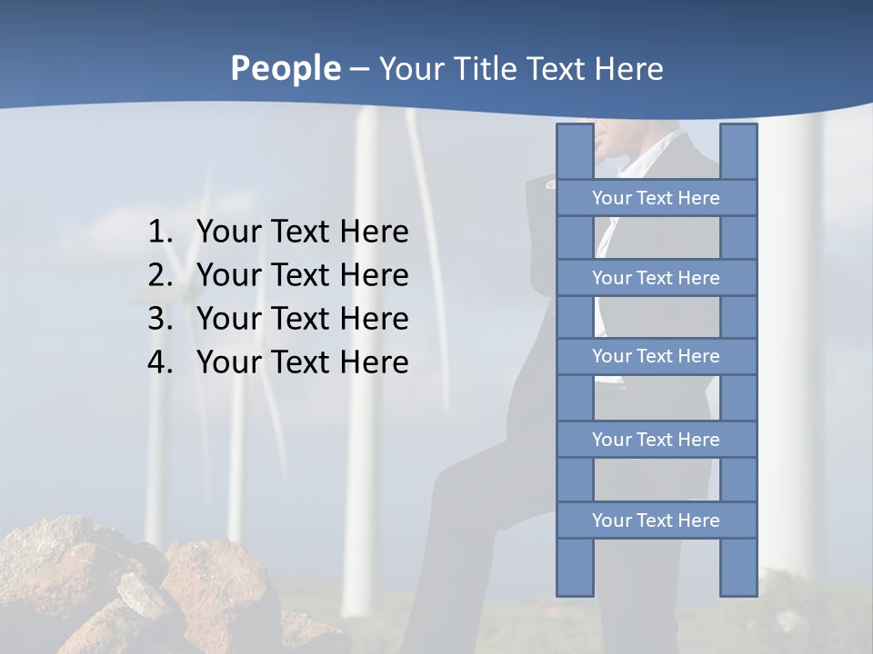 Telephone Propeller Outdoors PowerPoint Template