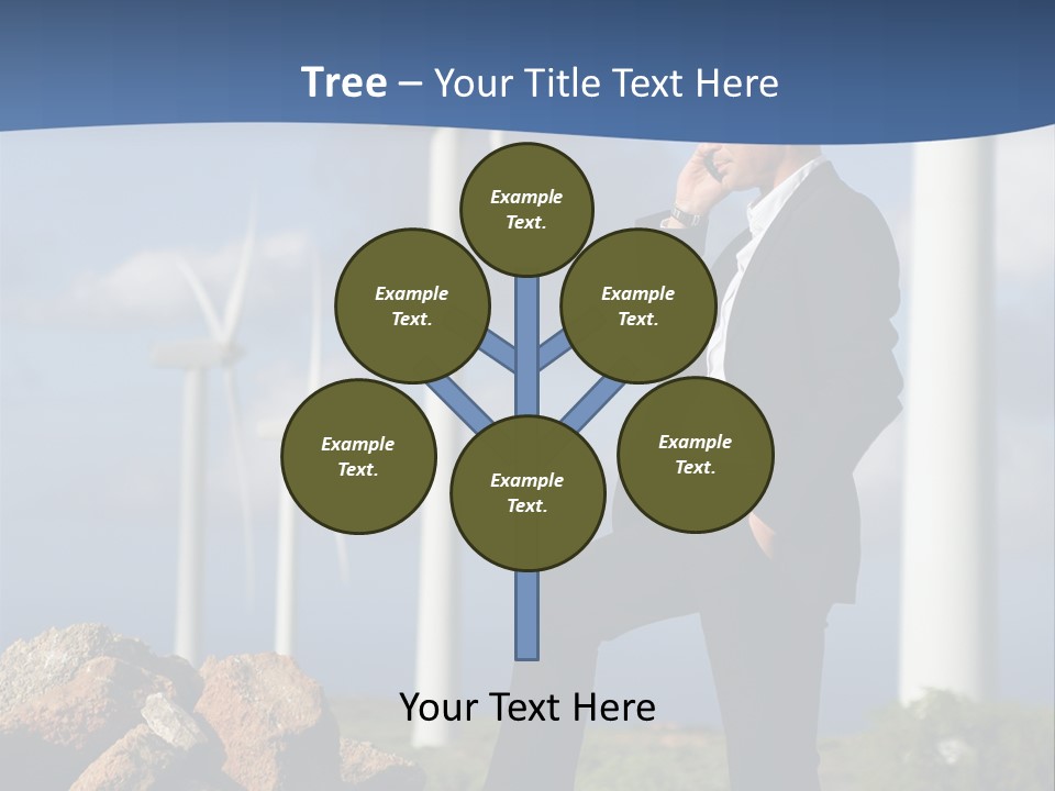Telephone Propeller Outdoors PowerPoint Template