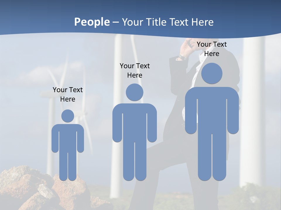 Telephone Propeller Outdoors PowerPoint Template