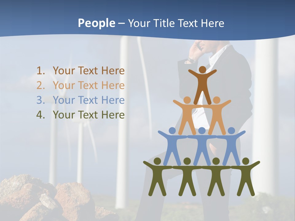 Telephone Propeller Outdoors PowerPoint Template