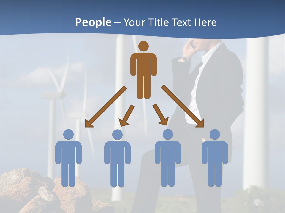 Telephone Propeller Outdoors PowerPoint Template