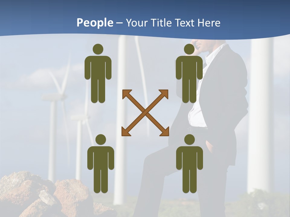Telephone Propeller Outdoors PowerPoint Template