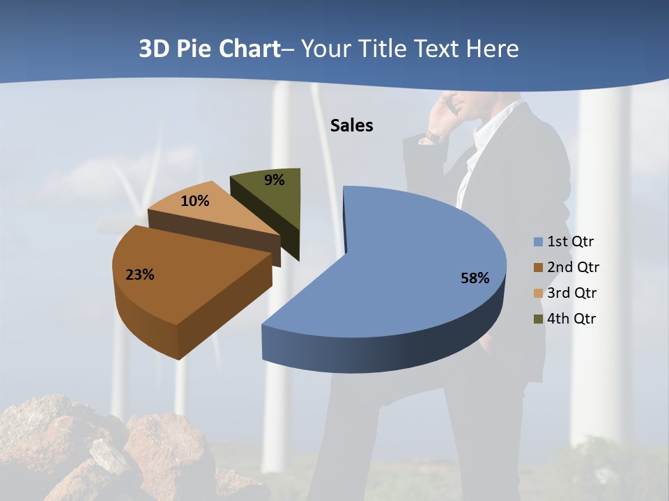 Telephone Propeller Outdoors PowerPoint Template