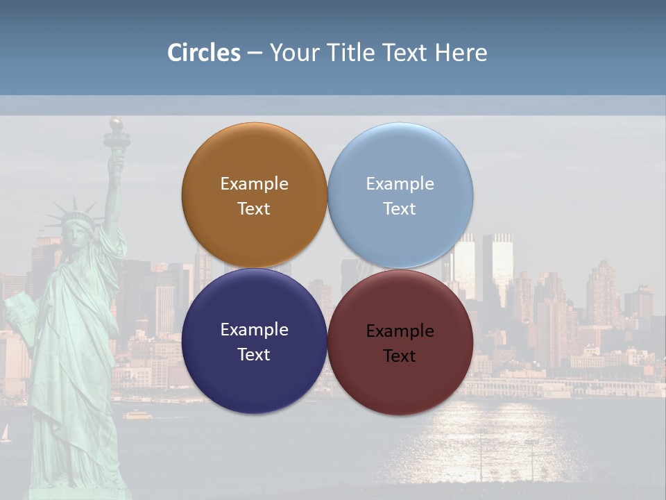 River Scenic Icon PowerPoint Template