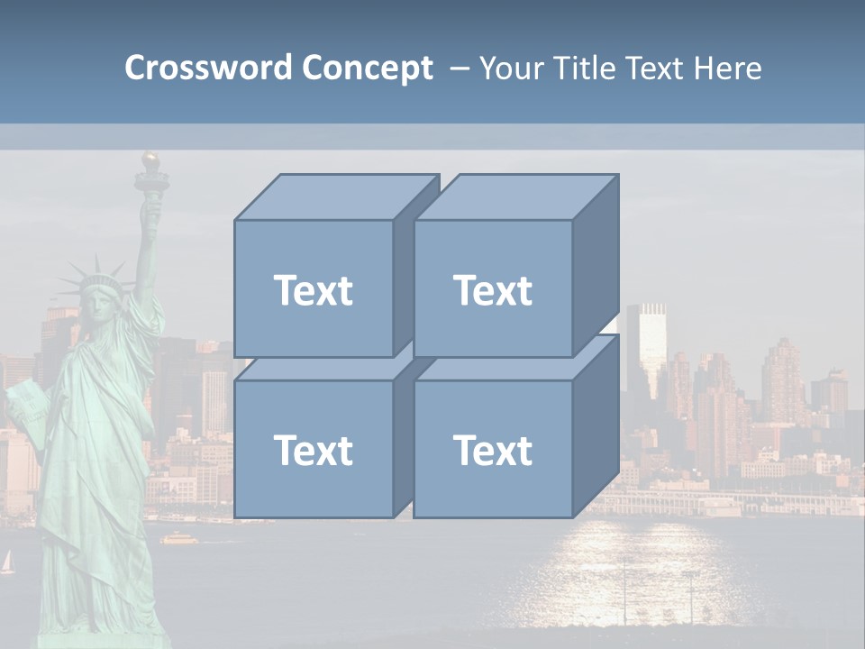 River Scenic Icon PowerPoint Template