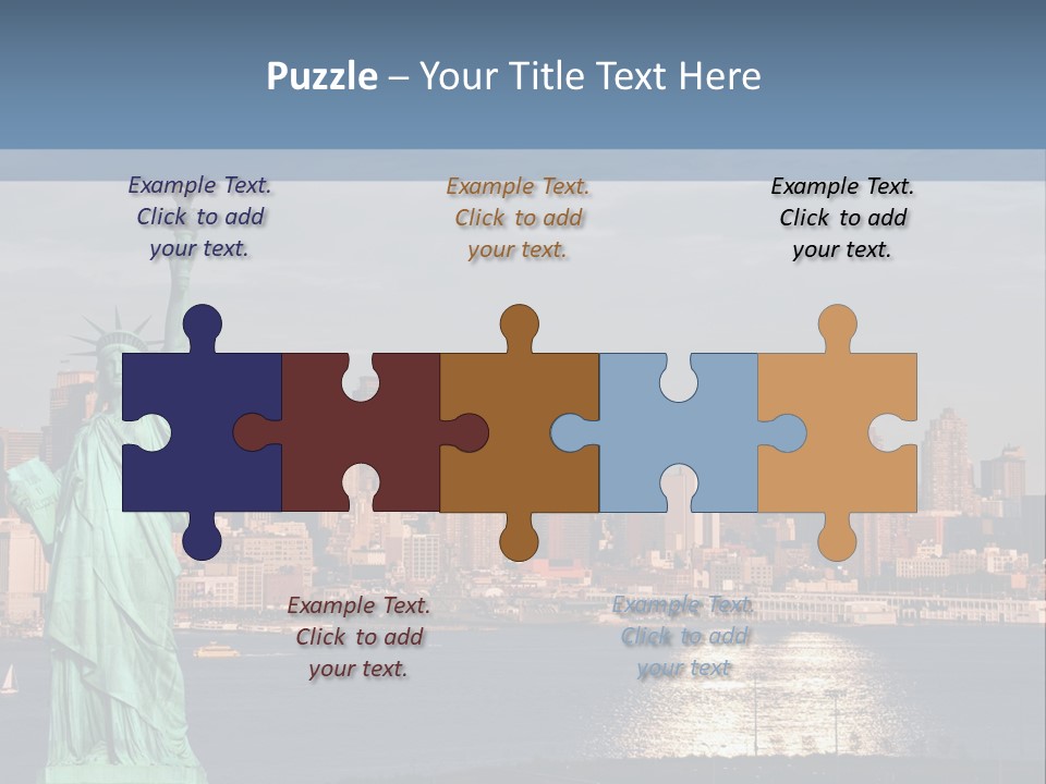 River Scenic Icon PowerPoint Template