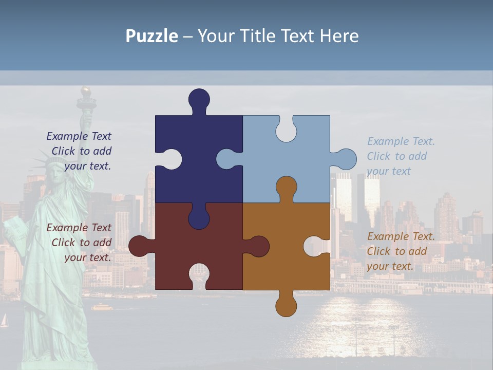 River Scenic Icon PowerPoint Template
