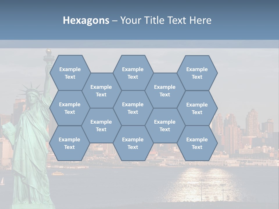 River Scenic Icon PowerPoint Template