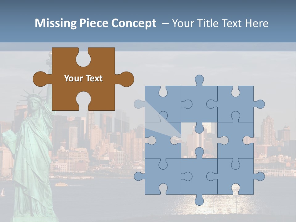 River Scenic Icon PowerPoint Template