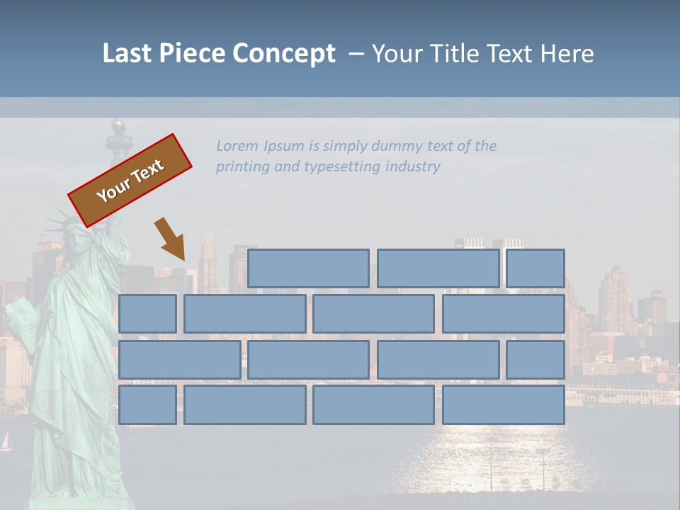 River Scenic Icon PowerPoint Template