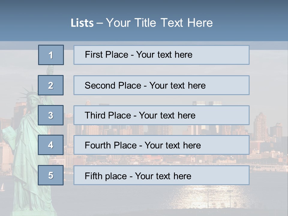 River Scenic Icon PowerPoint Template