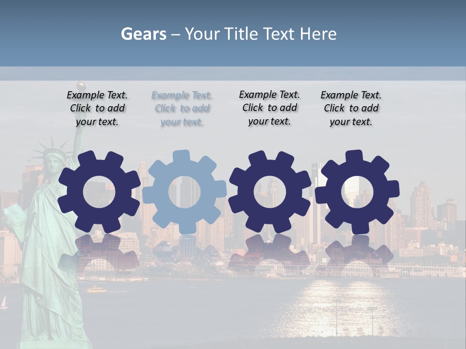 River Scenic Icon PowerPoint Template