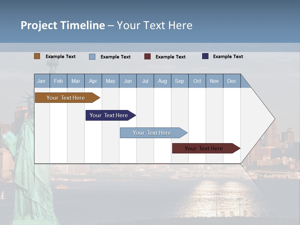 River Scenic Icon PowerPoint Template