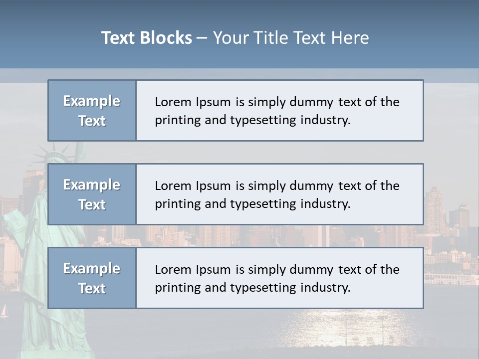 River Scenic Icon PowerPoint Template