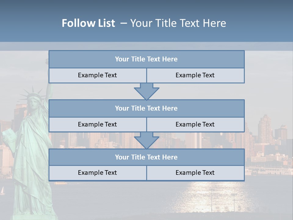 River Scenic Icon PowerPoint Template