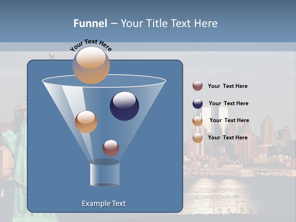 River Scenic Icon PowerPoint Template