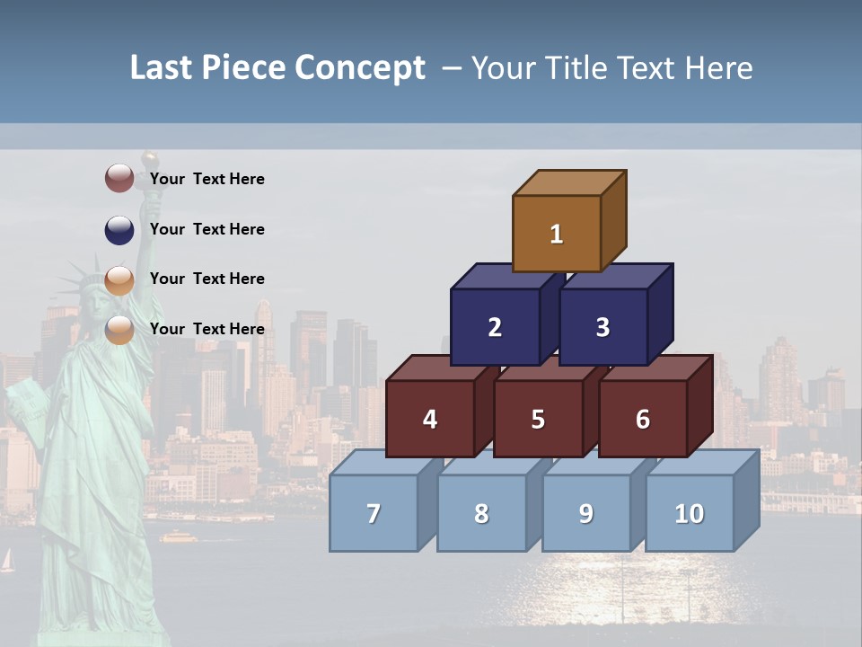 River Scenic Icon PowerPoint Template