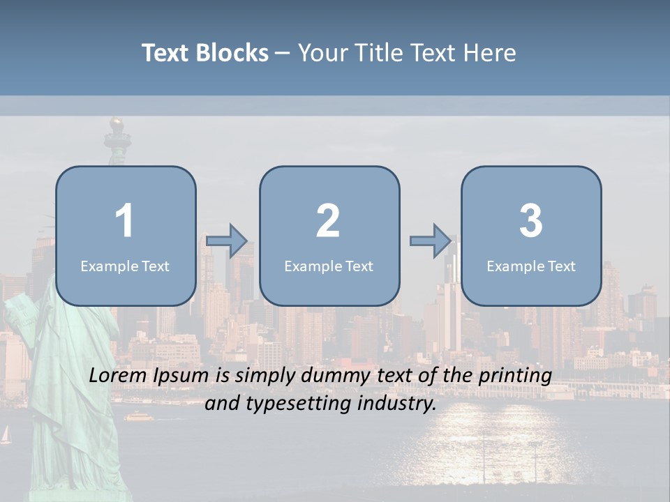 River Scenic Icon PowerPoint Template