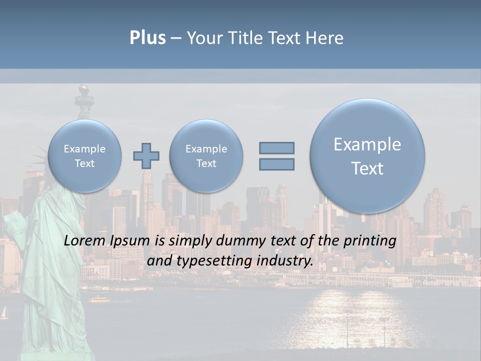 River Scenic Icon PowerPoint Template
