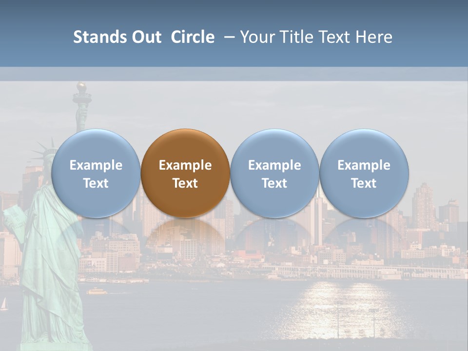 River Scenic Icon PowerPoint Template