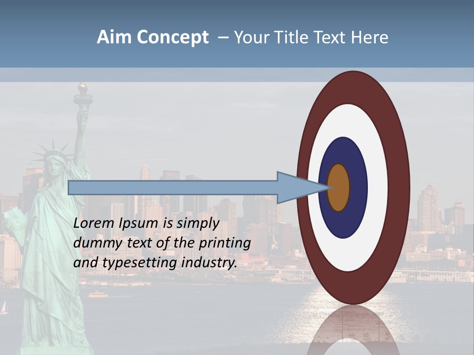 River Scenic Icon PowerPoint Template