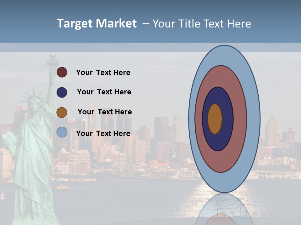 River Scenic Icon PowerPoint Template