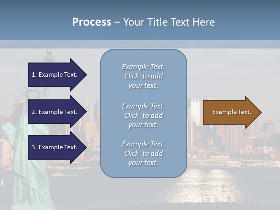 River Scenic Icon PowerPoint Template