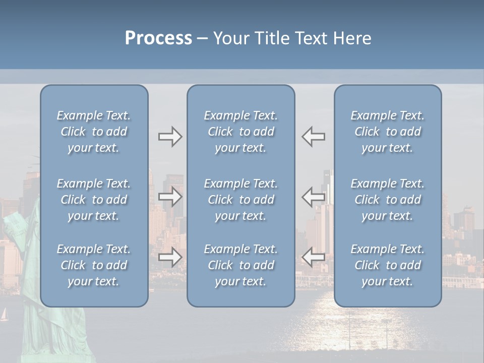 River Scenic Icon PowerPoint Template