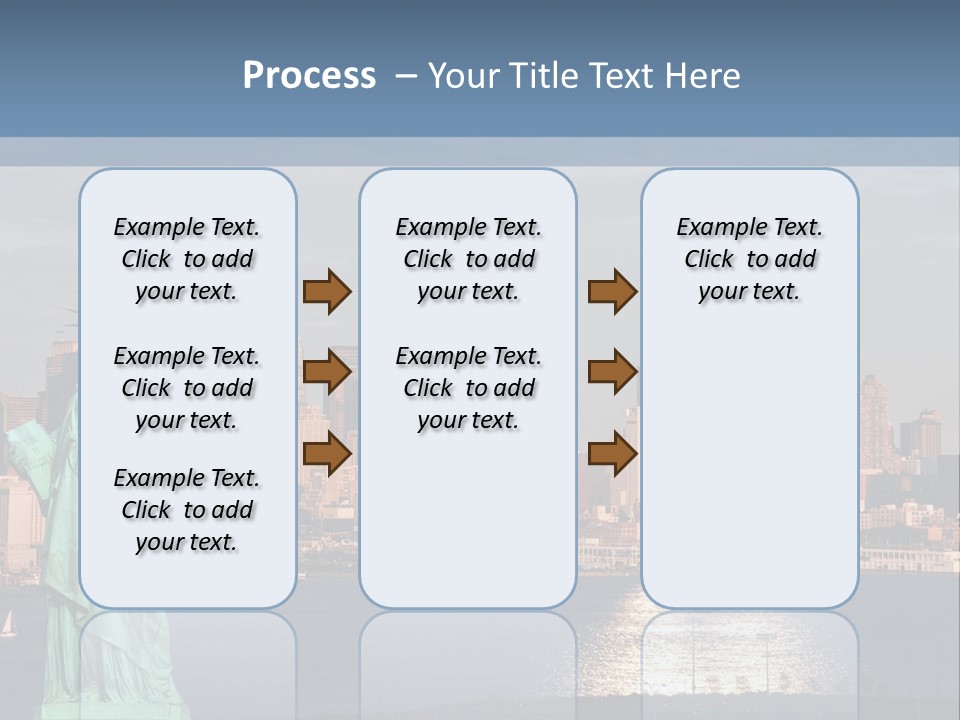 River Scenic Icon PowerPoint Template