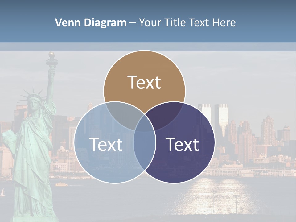 River Scenic Icon PowerPoint Template